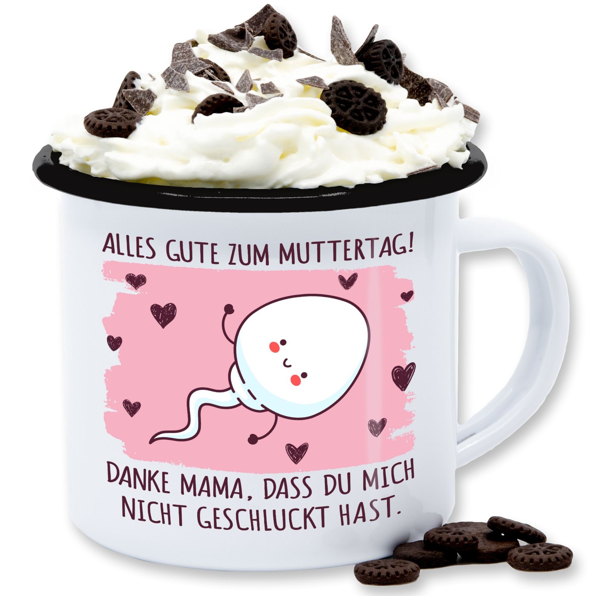 Shirtracer Tasse Geschenk Muttertag lustig Danke Mama, dass du mich